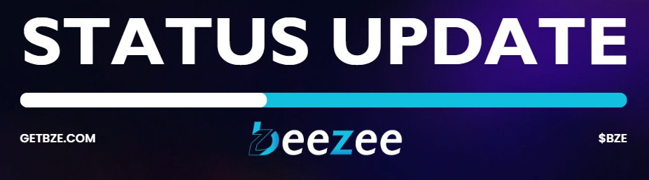 BeeZee network Medium article. BZE Status Update &mdash; May 2, 2026